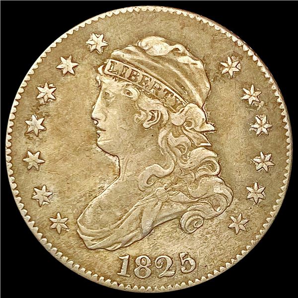 1825 Capped Bust Quarter LIGHTLY CIRCULATED