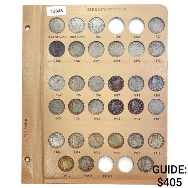 [39 Coin] 1867-1912 Sheild & Liberty Nickels COLL.