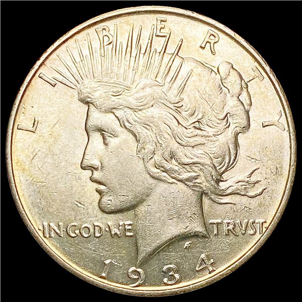 1934 D Silver Peace Dollar UNCIRCULATED