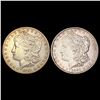 Image 1 : 1889 & 1891 [2] Morgan Silver Dollar CLOSELY UNCIRCULATED
