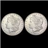 Image 1 : [2] 1880-O&1882-O Morgan Silver Dollar CLOSELY UNCIRCULATED