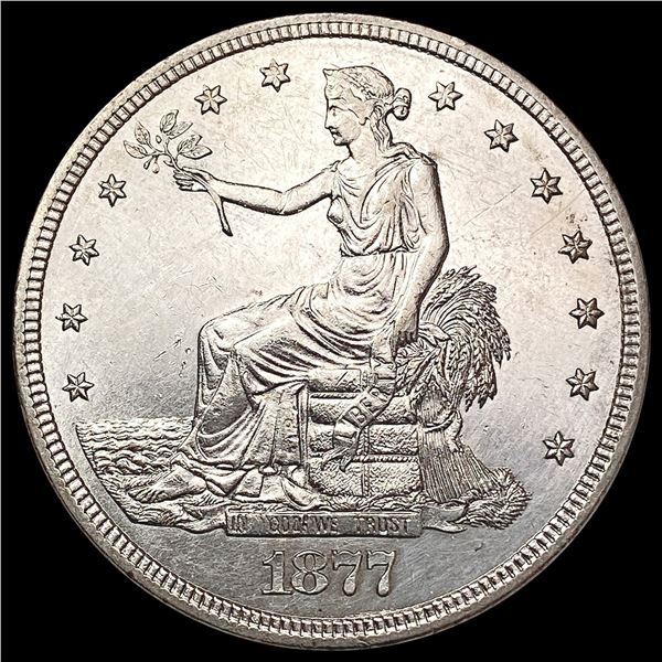 1877-S Silver Trade Dollar CLOSELY UNCIRCULATED