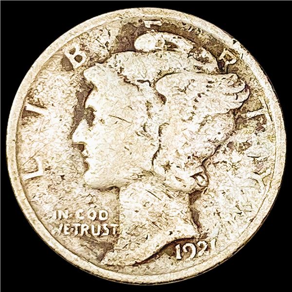 1921 Mercury Dime LIGHTLY CIRCULATED
