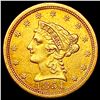 Image 1 : 1851 O $2.50 Gold Quarter Eagle CLOSELY UNCIRCULATED