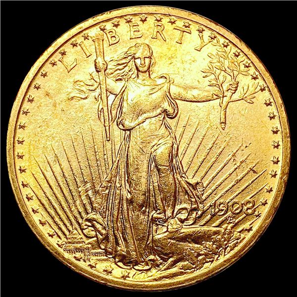 1908 $20 Gold Double Eagle UNCIRCULATED