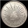 Image 1 : 1902 1 Peso Zs FZ Large Eagle Sun OLD Silver Coin CLOSELY UNCIRCULATED