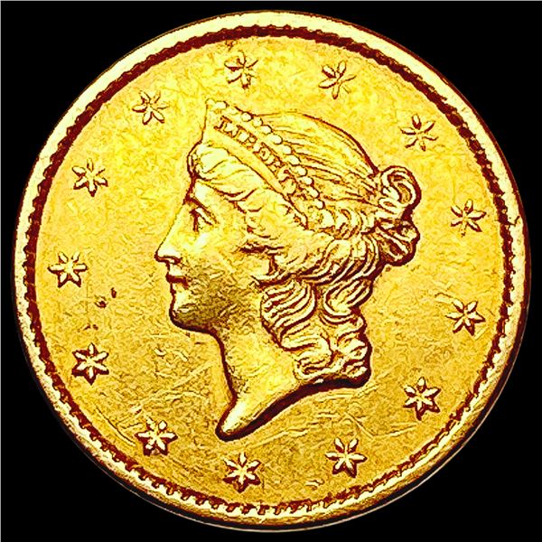 1849 Rare Gold Dollar CLOSELY UNCIRCULATED