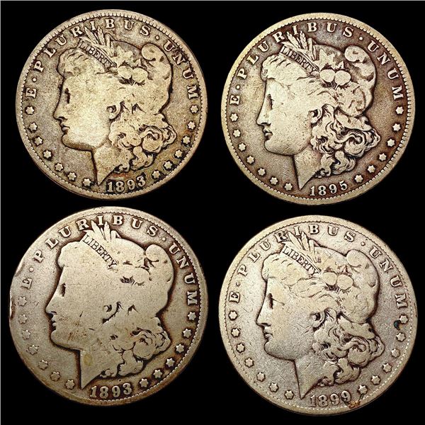[4] 1893-1899 Morgan Silver Dollar NICELY CIRCULATED
