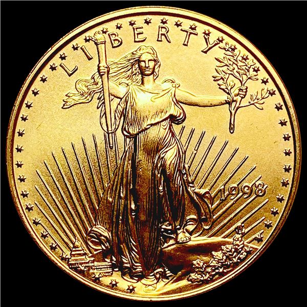 1998 0.50oz Gold AGE SUPERB GEM BU