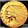 1908-S $5 Gold Half Eagle CHOICE BU