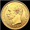 Image 1 : 1909 0.1296oz Gold Denmark 10 Kroner UNCIRCULATED