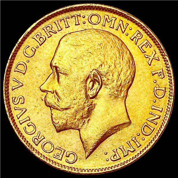 1918 0.2354oz Gold British Sovereign Coin UNCIRCULATED