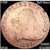 Image 1 : 1799 8x5 Stars Draped Bust Dollar LIGHTLY CIRCULATED