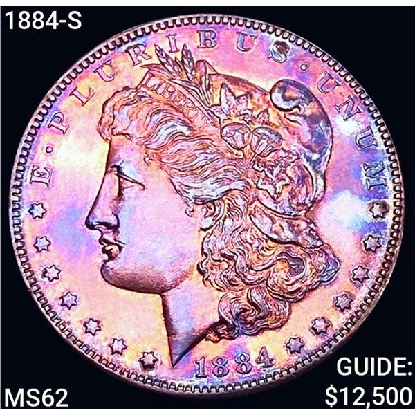 1884-S Morgan Silver Dollar UNCIRCULATED
