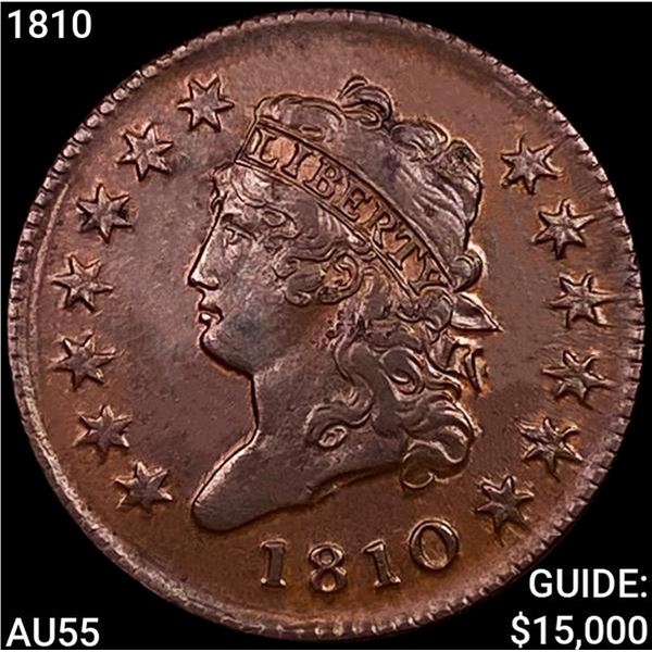 1810 Classic Head Large Cent HIGH GRADE