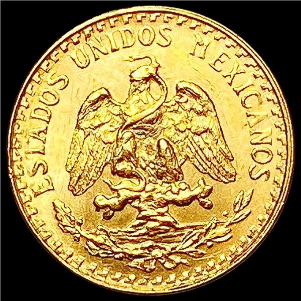 1945 2 Pesos 0.0586 Gold UNCIRCULATED