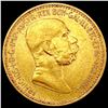 Image 1 : 1909 0.098oz Gold Austria Coin UNCIRCULATED