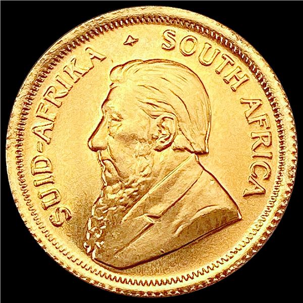 1982 South Africa 1/10 Krugerrand  GEM BU