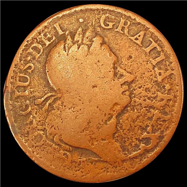 1723 Hibernia Coin NICELY CIRCULATED