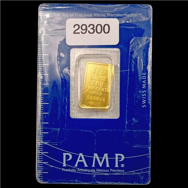 Suisse 0.0881oz Gold Bar UNCIRCULATED