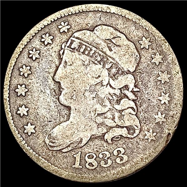 1833 Capped Bust Half Dime NICELY CIRCULATED