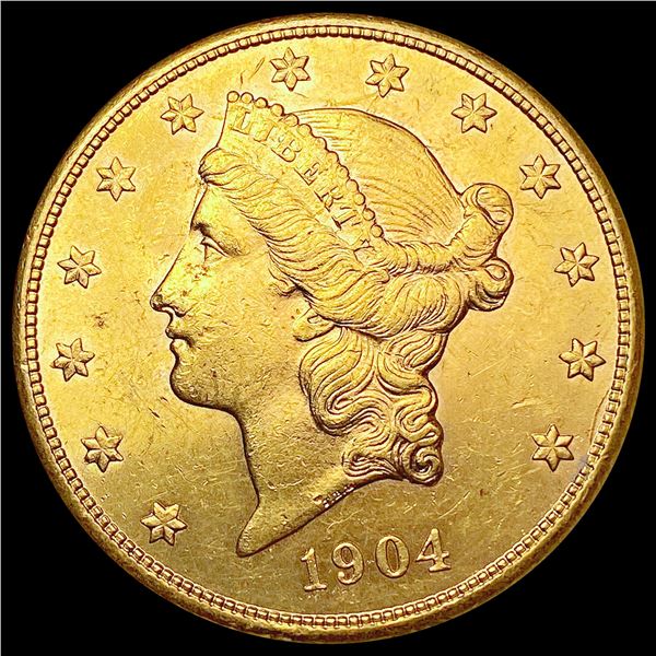 1904-S $20 Gold Double Eagle UNCIRCULATED