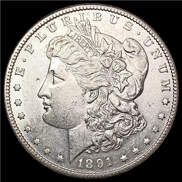 1891-S Morgan Silver Dollar CLOSELY UNCIRCULATED