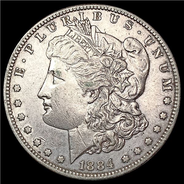 1884-S Morgan Silver Dollar CLOSELY UNCIRCULATED