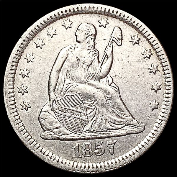 1857 Seated Liberty Quarter CLOSELY UNCIRCULATED