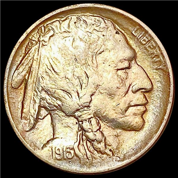 1913-D T1 Buffalo Nickel CHOICE BU