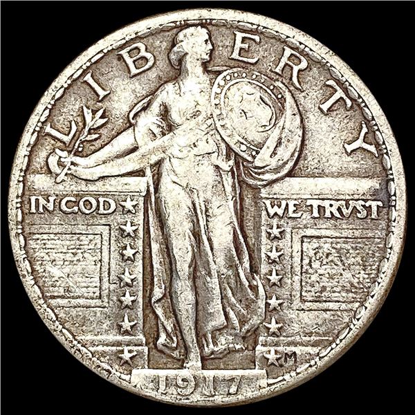 1917 T2 Standing Liberty Quarter HIGH GRADE