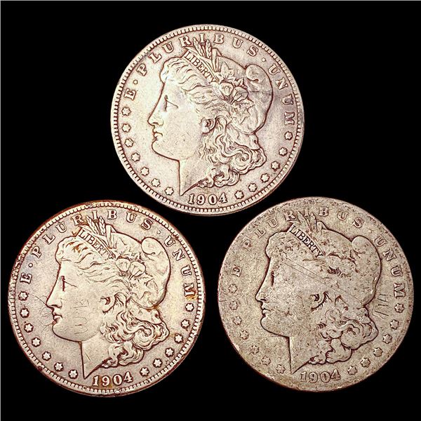 [3] 1904 Morgan Silver Dollar LIGHTLY CIRCULATED