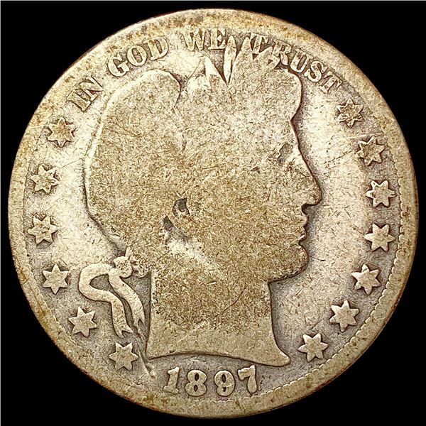1897-O Barber Half Dollar NICELY CIRCULATED