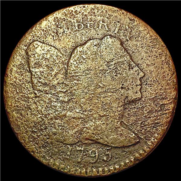 1795 Plain Edge S-78 Liberty Cap Large Cent NICELY CIRCULATED