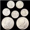 Image 2 : [7] 1924-1957 U.S. Silver Coinage HIGH GRADE