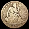 Image 1 : 1880 Seated Liberty Half Dollar NICELY CIRCULATED