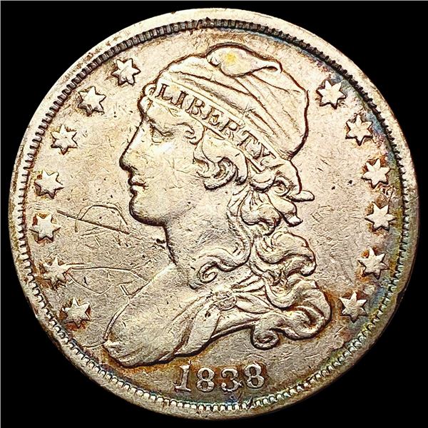 1838 Capped Bust Quarter LIGHTLY CIRCULATED