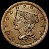 Image 1 : 1857 Braided Hair Half Cent CLOSELY UNCIRCULATED