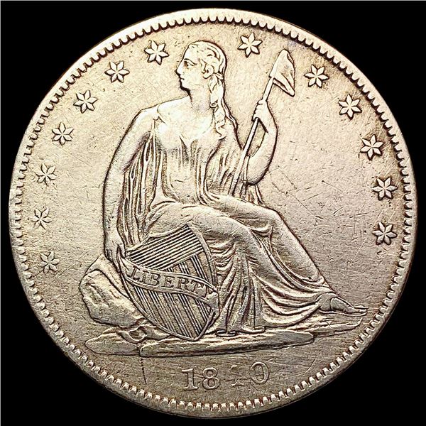 1840-O Seated Liberty Half Dollar CLOSELY UNCIRCULATED