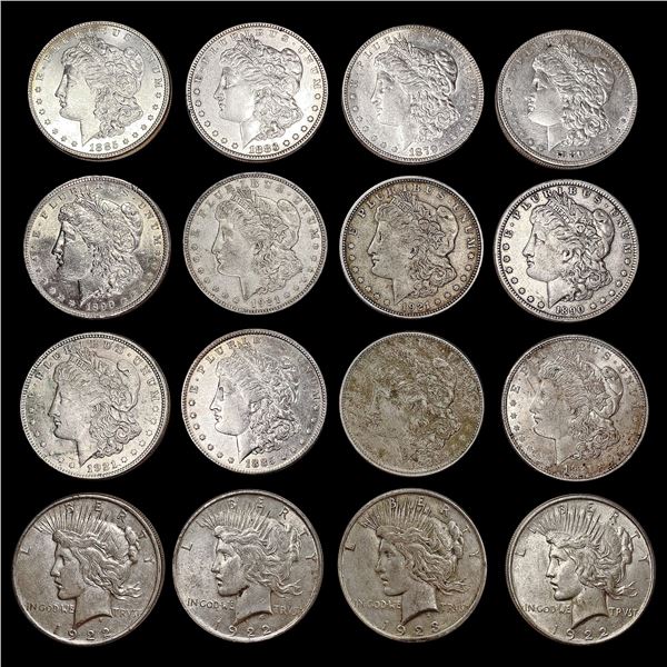 [16] 1879-1923 Silver Dollar Lot CLOSELY UNCIRCULATED