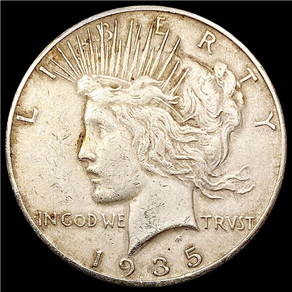 1935-S Silver Peace Dollar CLOSELY UNCIRCULATED