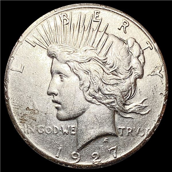 1927 Silver Peace Dollar CLOSELY UNCIRCULATED