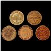 Image 2 : [5] 1862-1863 U.S. World Tokens HIGH GRADE