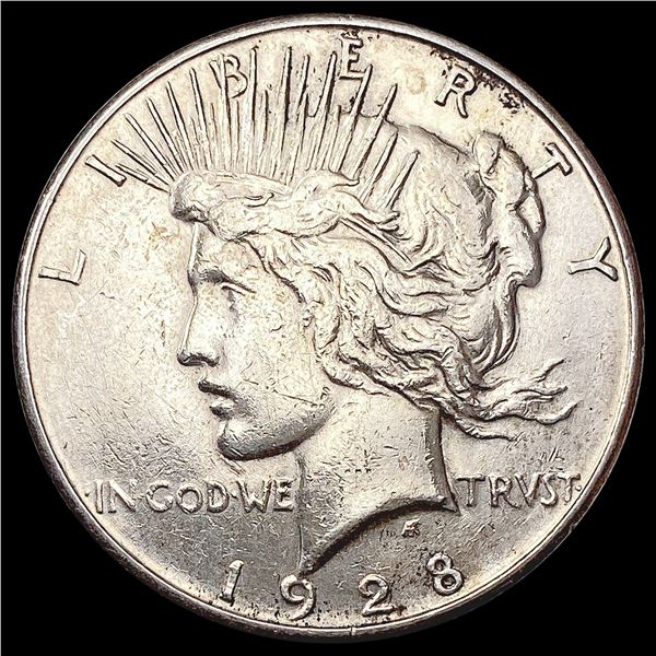 1928-S Silver Peace Dollar CLOSELY UNCIRCULATED