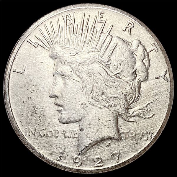 1927 Silver Peace Dollar CLOSELY UNCIRCULATED