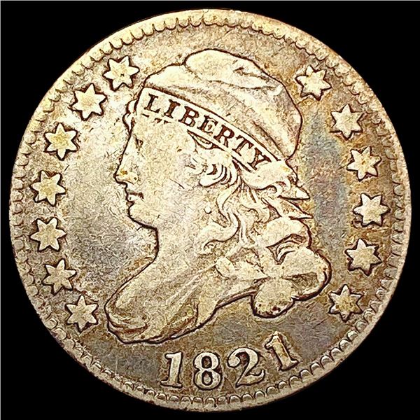 1821 Capped Bust Dime NICELY CIRCULATED