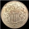 1867 No Rays Shield Nickel CHOICE AU