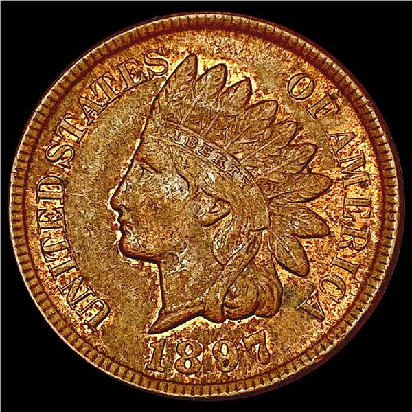 1897 Indian Head Cent CLOSELY UNCIRCULATED