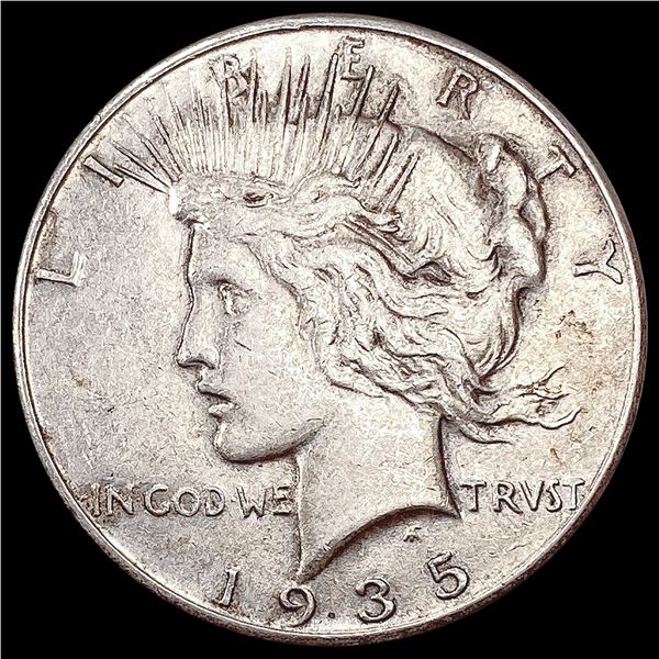 1935 Silver Peace Dollar CLOSELY UNCIRCULATED
