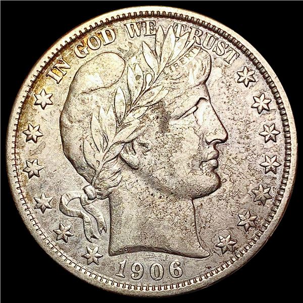 1906-D Barber Half Dollar CLOSELY UNCIRCULATED